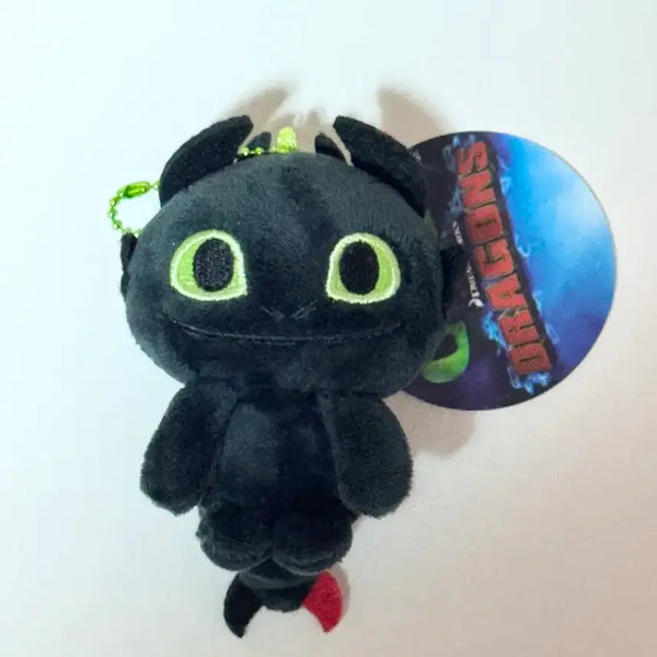 [BUNJANG] How to Train Your Dragon Toothless Mini Plush Keychain / 투슬리스 드래곤 길들이기 미니 키체인 인형 키링 양도 판매