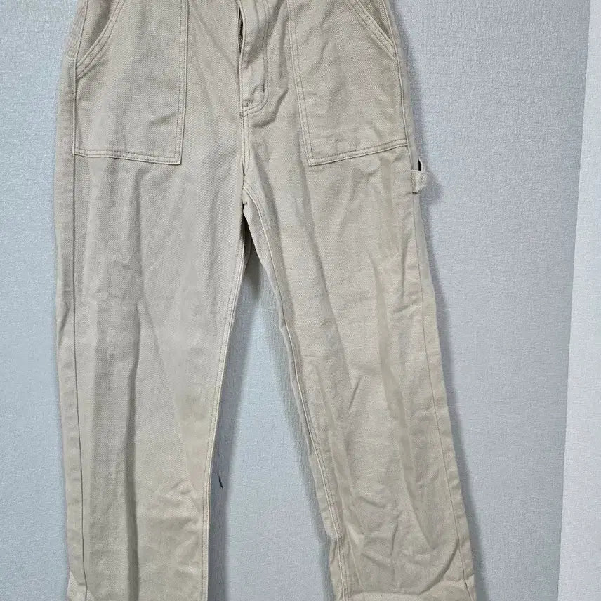 [BUNJANG] Topy Beige Cargo Denim Pants L / 토피 베이지 카고 데님팬츠 L