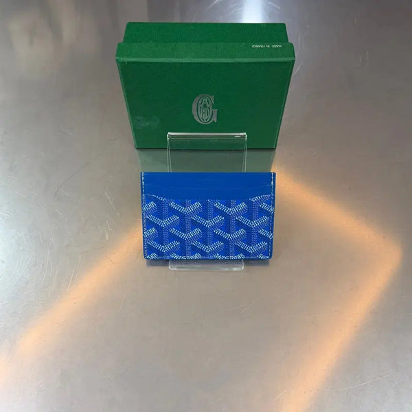 [BUNJANG] Goyard Special Blue Saint-Pierre Card Wallet / [리오브] 고야드 스페셜 블루 생쉴피스 카드지갑
