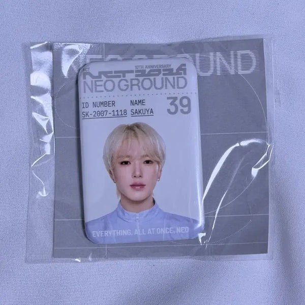 [BUNJANG] NCT 10th Anniversary Pop-Up Gacha Metal ID Badge Sakuraya Sealed / 엔시티 10주년 팝업 가챠 메탈 아이디 뱃지 엔시티위시 사쿠야 미개봉