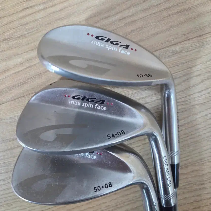 [BUNJANG] Giga Golf Max Spin CNC Milled Wedge Set (50/54/62 Degrees) / GIGA 웨지 50/54/62도 CNC MILLED