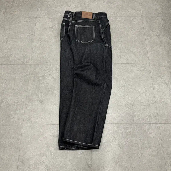 [BUNJANG] Beslow Men's Loose Fit Fatigue Denim Pants - Size 32 / 32 비슬로우 남자 루즈핏 퍼티그 데님 팬츠