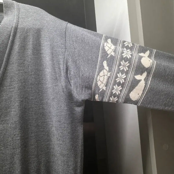 [BUNJANG] Thom Browne Dolphin Pattern Cardigan / 톰브라운 돌고래 가디건