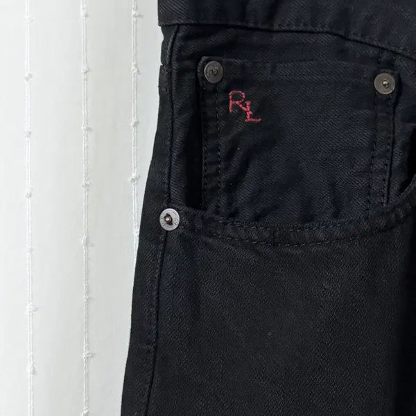 [BUNJANG] Polo Ralph Lauren Black Denim Pants / 폴로 랄프로렌 흑청 데님팬츠