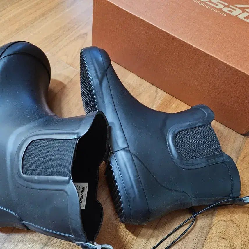 [BUNJANG] Nasso Heritage Rain Boots Black / 낫소 헤리티지 레인부츠 장화 블랙 230