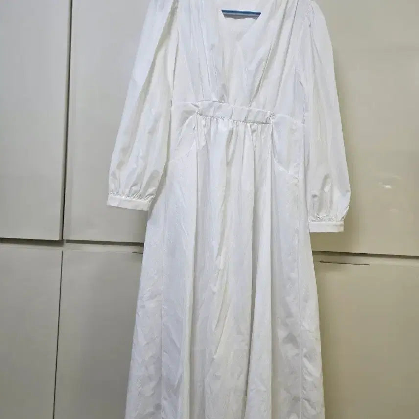 [BUNJANG] White Long Dress / 화이트 롱 원피스