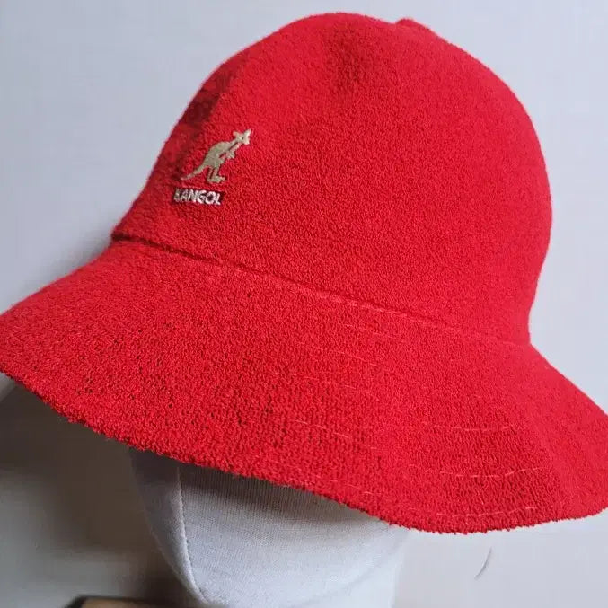[BUNJANG] Kangol Bermuda Bucket Hat Rose Red (Women's S) / 캉골 버뮤다 로즈레드 우먼스s 버킷햇 벙거지 모자