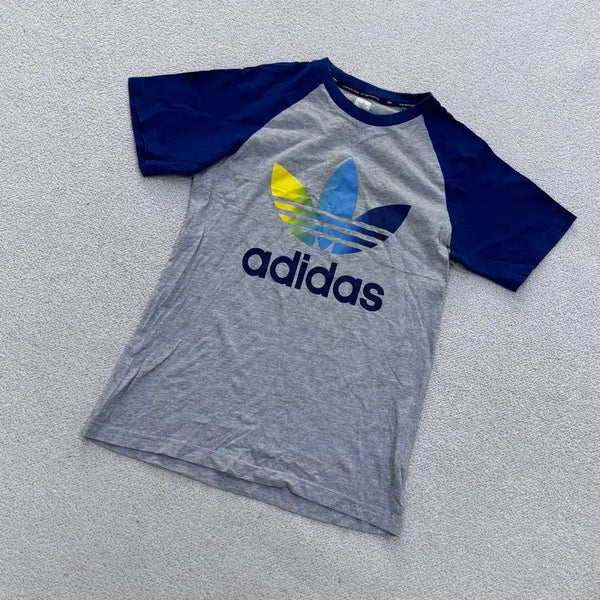 [BUNJANG] Adidas Men's Trefoil Raglan Short Sleeve T-Shirt / 095 아디다스 남성 트레포일 나그랑 반팔 티셔츠 0630E2