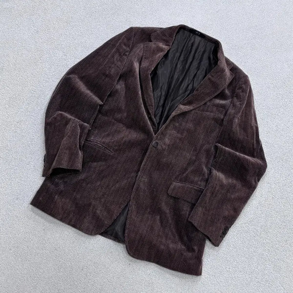 [BUNJANG] Daks Men's Corduroy Blazer Jacket / 실측확인 닥스 남성 코듀로이 블레이저 자켓 0710E2
