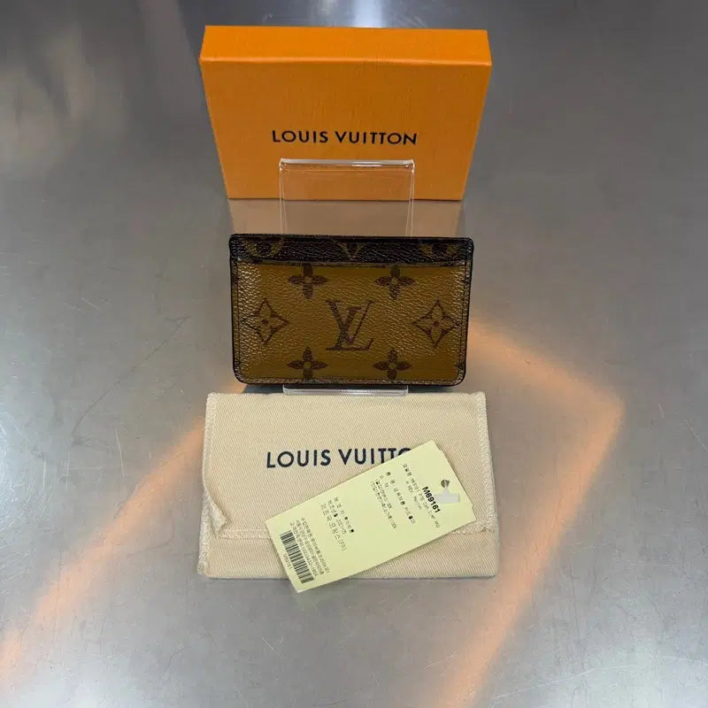 [BUNJANG] Louis Vuitton Reversed Eclipse Monogram Card Holder / [리오브] 루이비통 리버스 이클립스 모노그램 카드지갑
