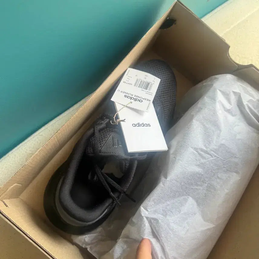 [BUNJANG] Adidas Black Hiking Trekking Shoes / 아디다스 운동화 블랙