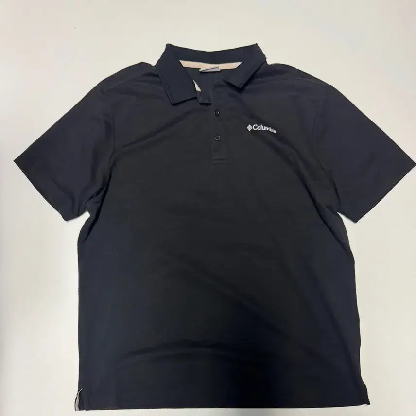 [BUNJANG] Columbia 21SS Functional Short-Sleeve Polo T-Shirt Black XL / 컬럼비아 21ss 기능성 반팔 카라 티셔츠 블랙
