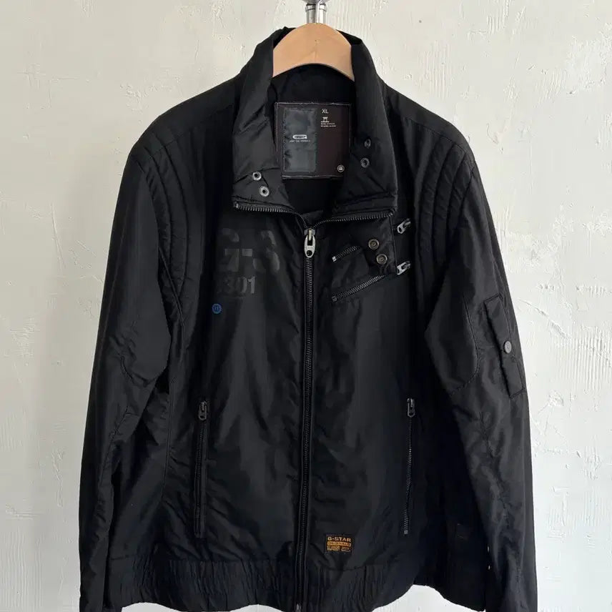 [BUNJANG] G-Star RAW Black Nylon Utility Jacket XL / G-Star RAW 지스타로우 블랙 컬러 나일론 유틸리티 자켓