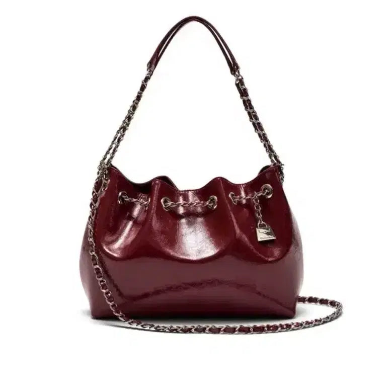 [BUNJANG] Cardinal Red Dimy Bag Burgundy / 카디널레드 디미백 버건디