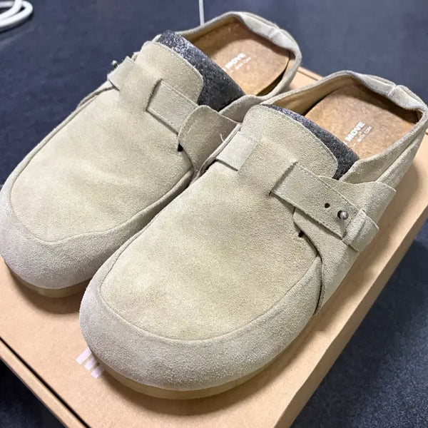 [BUNJANG] Romantic Move Suede Clogs Beige / [270] 로맨틱무브 스웨이드 클로그 베이지