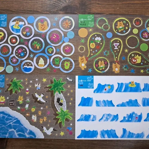 [BUNJANG] Dear Town Sticker / 디어타운 스티커