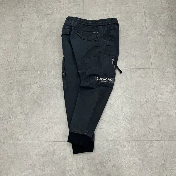 [BUNJANG] Lifework Men's Washed Cargo Jogger Pants M / M 라이프워크 남자 워싱 카고 조거팬츠