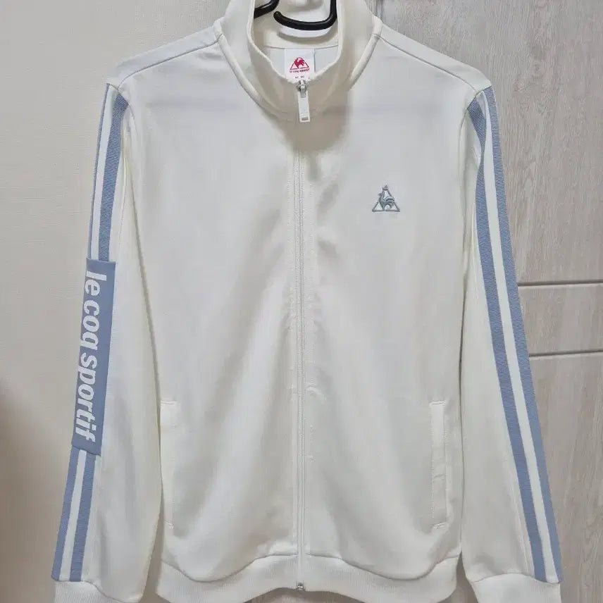 [BUNJANG] Le Coq Sportif Women's Training Zip-Up Jacket White / 르꼬끄여성트레이닝집업자켓