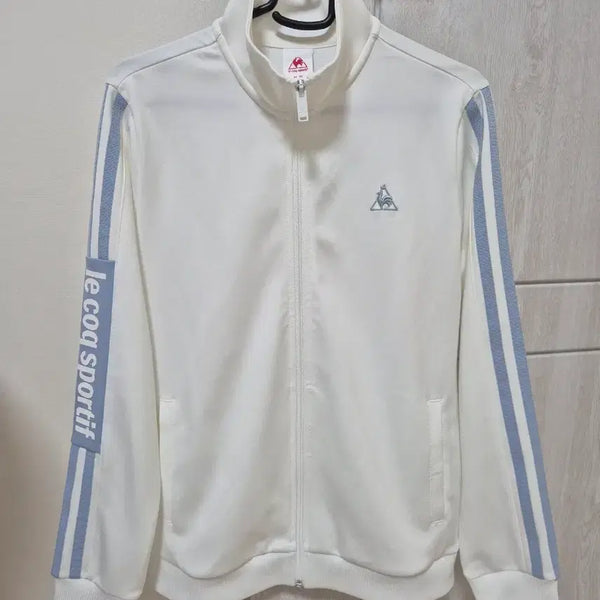 [BUNJANG] Le Coq Sportif Women's Training Zip-Up Jacket White / 르꼬끄여성트레이닝집업자켓