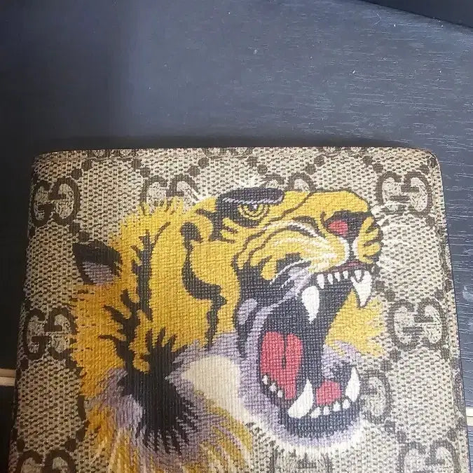 [BUNJANG] Gucci Tiger Bi-fold Wallet / 구찌 호랑이 반지갑