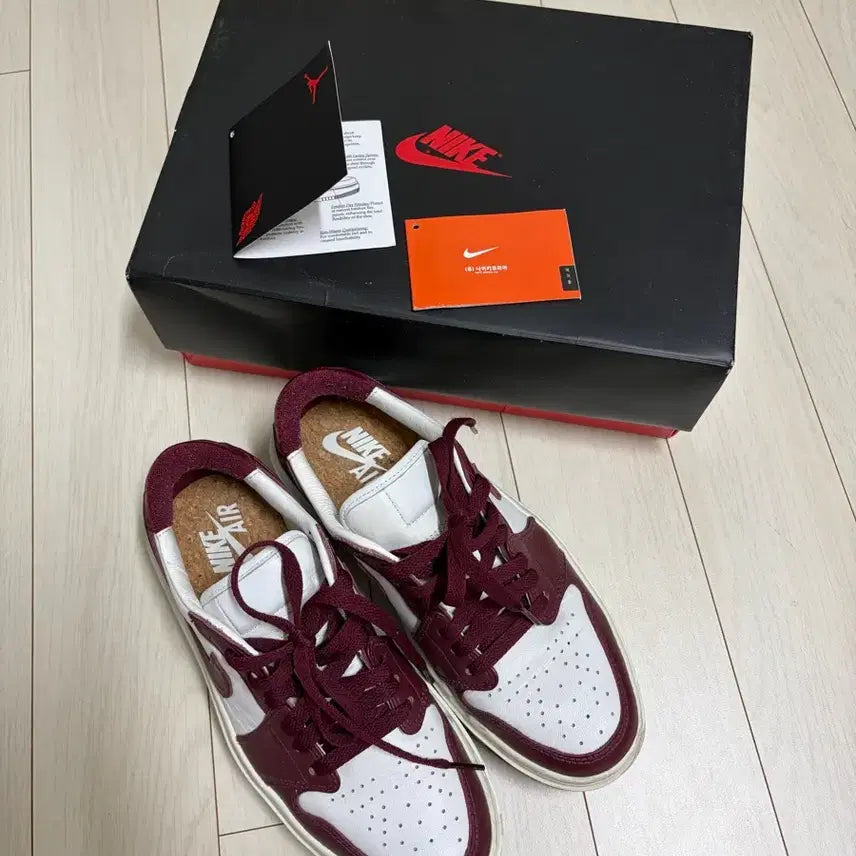 [BUNJANG] Nike Air Jordan 1 Elevate Low Dark Beetroot / 나이키 조던1 엘리베이트 로우 다크 비트룻