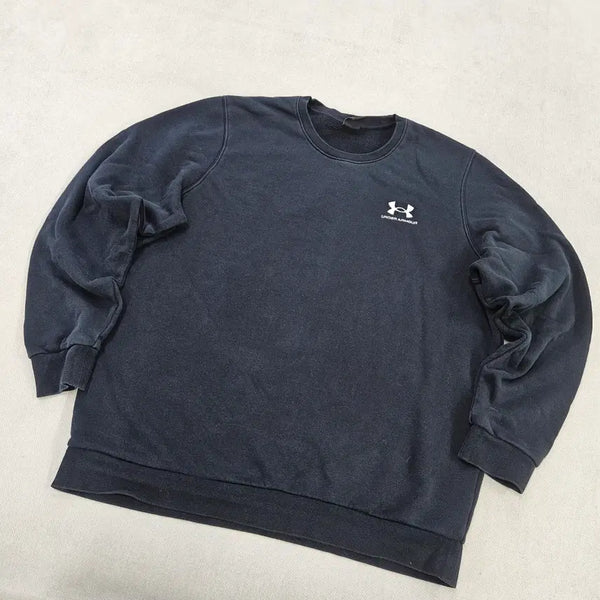 [BUNJANG] Under Armour Small Logo Sweatshirt Black / L 언더아머 스몰로고 블랙 맨투맨 0722Y2