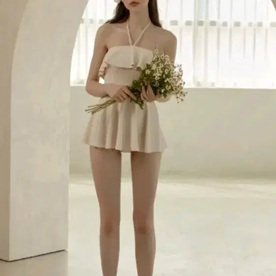[BUNJANG] Bikini Bender Rona Frill Flare Monokini / 비키니벤더 로나 프릴 플레어 모노키니 (새제품)