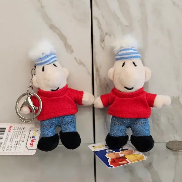 [BUNJANG] Pat & Mat Red Matt Plush Keychain / [새상품] 패트와매트 - 빨간색 매트 인형