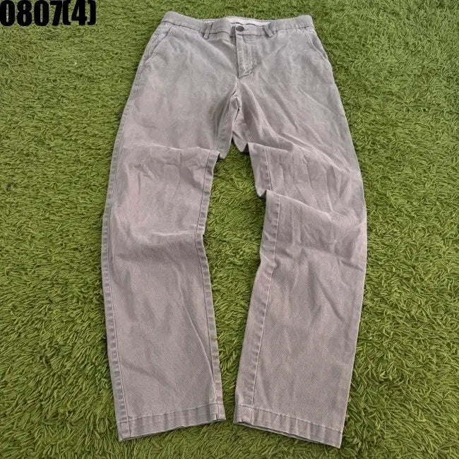 [BUNJANG] Ollen Grey Cotton Pants Size 78 / 올젠 바지 그레이 면바지 78 0807