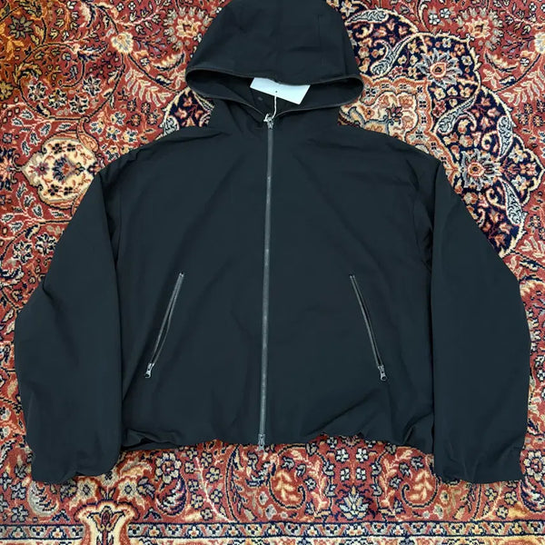 [BUNJANG] Humito Ganryu Two-Way Full Zip Hoodie Black / (3) 후미토 간류 투웨이 풀 집 후디 블랙