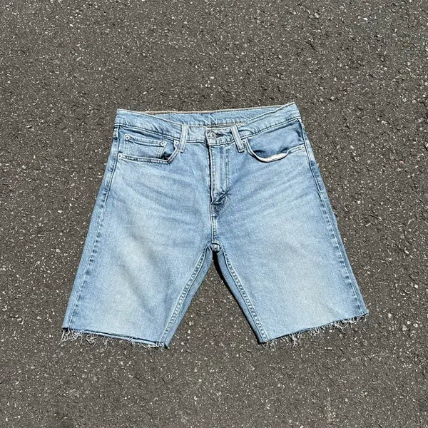 [BUNJANG] Levi's 502 Denim Cut-Off Short Pants / [리바이스] Levis 502 Denim Cut-Off Short Pants