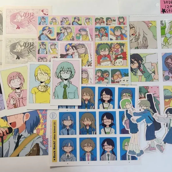 [BUNJANG] Keemyuri (Kim Yuri) Bundle Set Postcard Sticker / 일괄) 김유리 유리 유리님 keemyuri 엽서 스티커