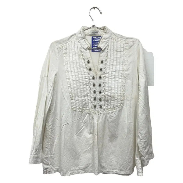 [BUNJANG] Vintage Mori White Blouse / 빈티지 모리 화이트 블라우스