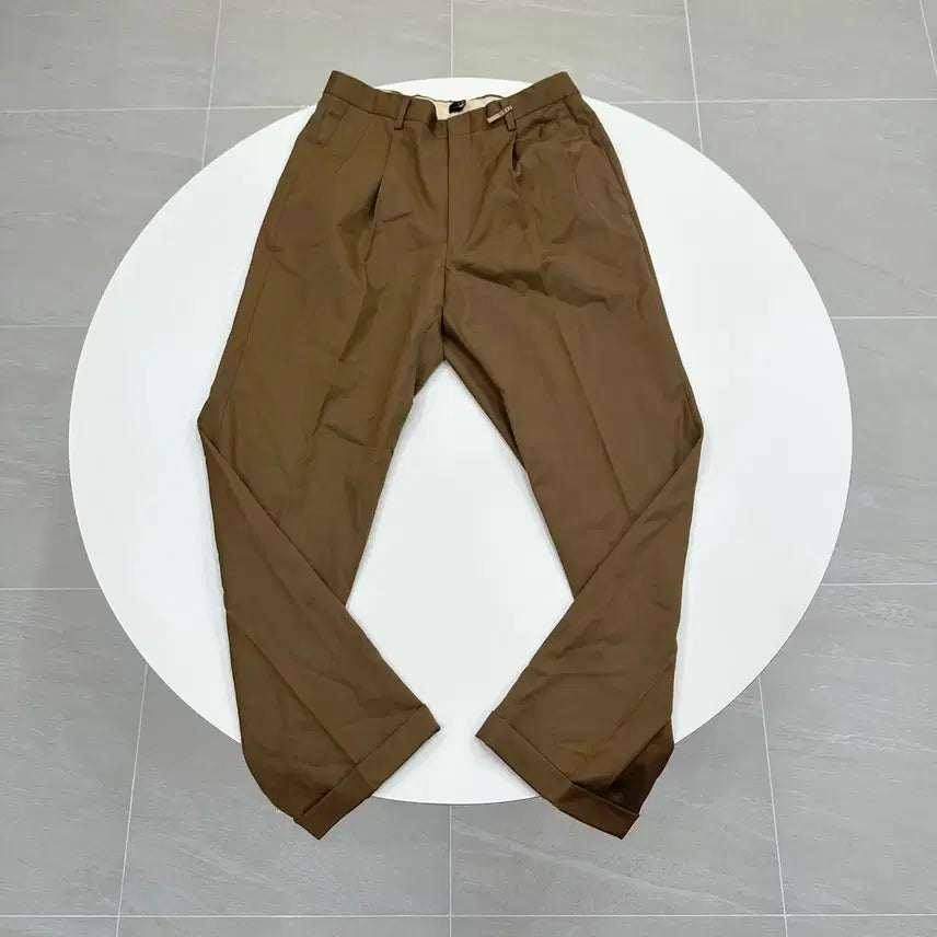 [BUNJANG] DAKS Classic Two-Tuck Suit Trousers / 닥스 DAKS 클래식 투턱 슬랙스 정장 바지 80
