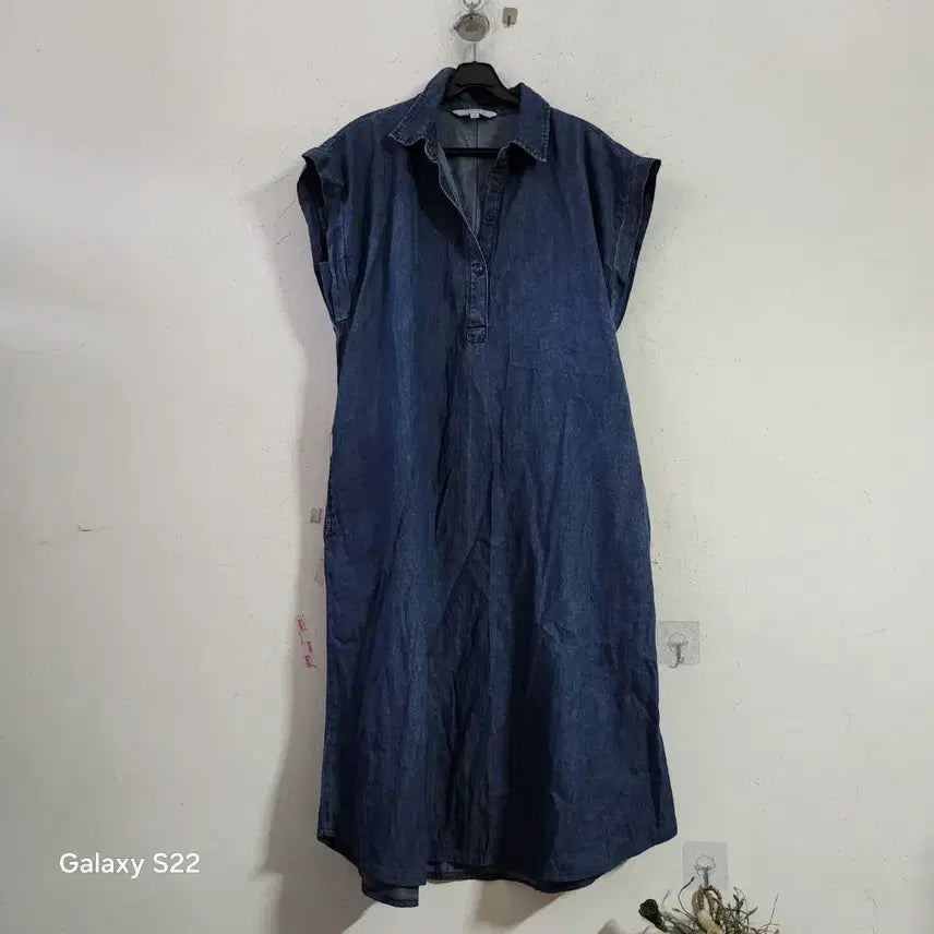 [BUNJANG] Denim Shirt Dress / 청 데님 셔츠 원피스