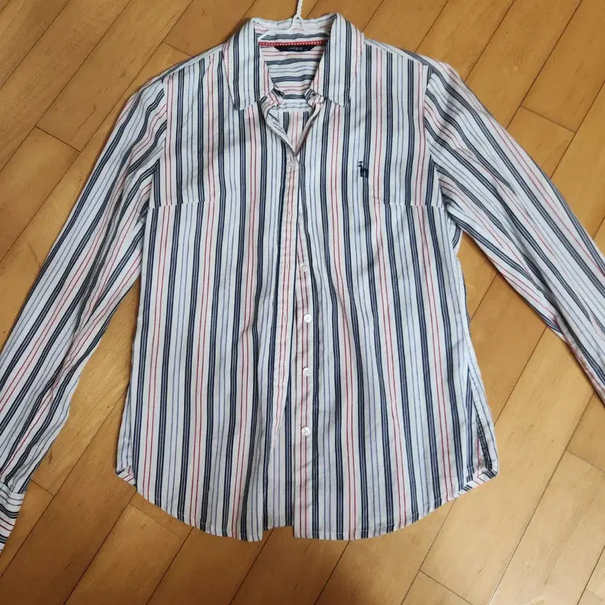 [BUNJANG] Hazzys Striped Button-Down Shirt / 헤지스 셔츠