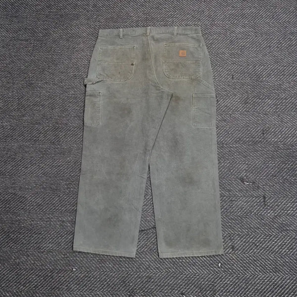 [BUNJANG] Carhartt WIP Single Knee Pants Moss Green / [38]칼하트 싱글니 모스그린 -B35