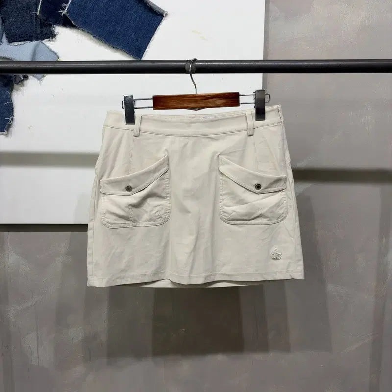 [BUNJANG] Munsingwear Women's 28-inch Functional Mini Skirt / (28인치) 먼싱웨어 여성 골프 스포츠 기능성 미니스커트 치마