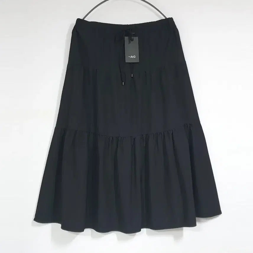 [BUNJANG] THE AtG Black Tiered Long Skirt / 새상품) THE AtG 블랙 티어드 롱스커트 77