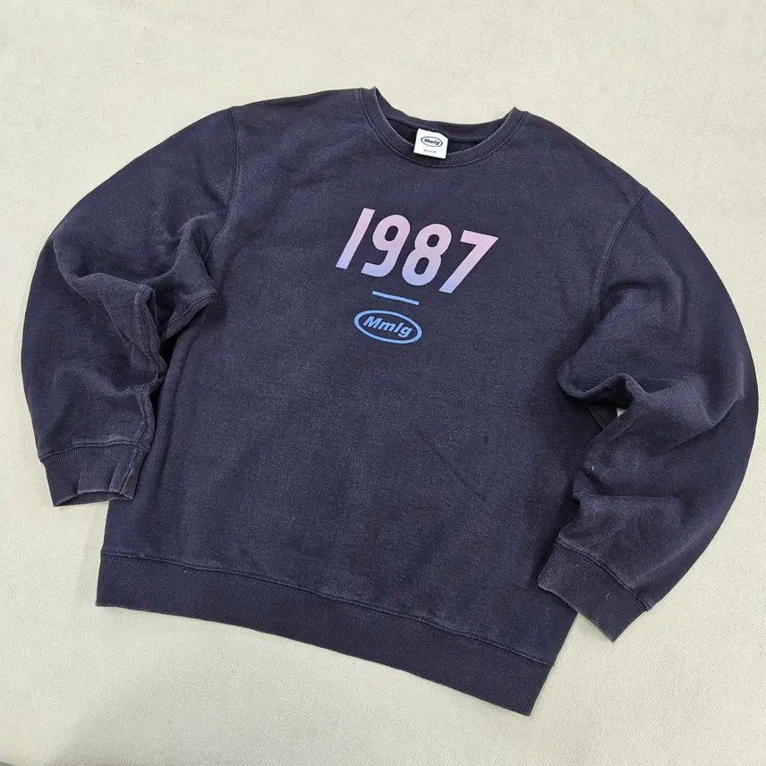 [BUNJANG] M 88MM 1987 Logo Sweatshirt / M 88MM 1987로고 맨투맨 0707Y