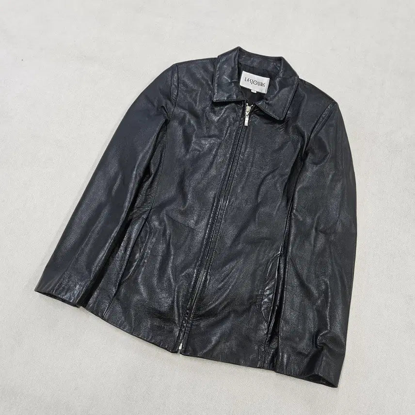 [BUNJANG] 55 LES JOURS Vintage Black Letterman Jacket / 55 LES JOURS 여성 블랙 빈티지 래터 자켓 0722Y2