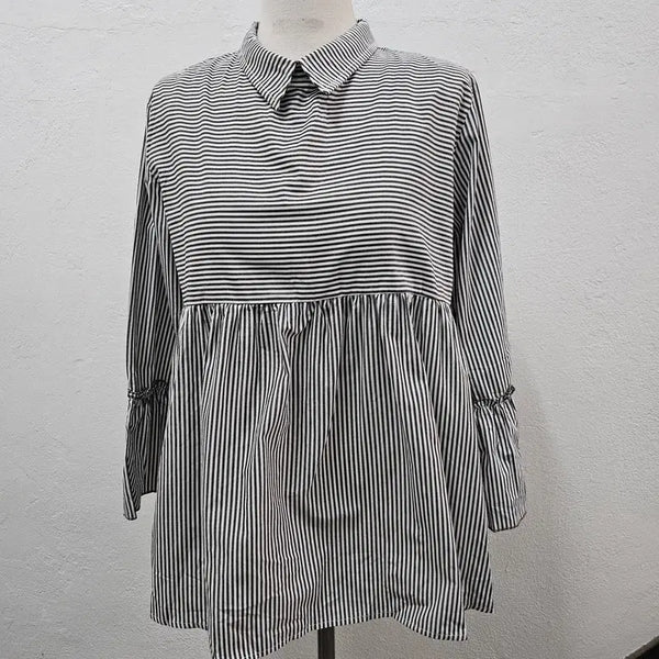 [BUNJANG] VALENTINAS ITALY Women's White Polyester Blend Blouse L / VALENTINAS ITALY 블라우스 여 L J6204