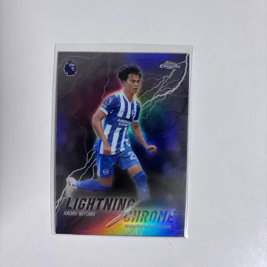 [BUNJANG] Kaoru Mitoma Lightning Chrome Card Brighton / 카에루 미토마 라이트닝 크롬 카드 브라이튼