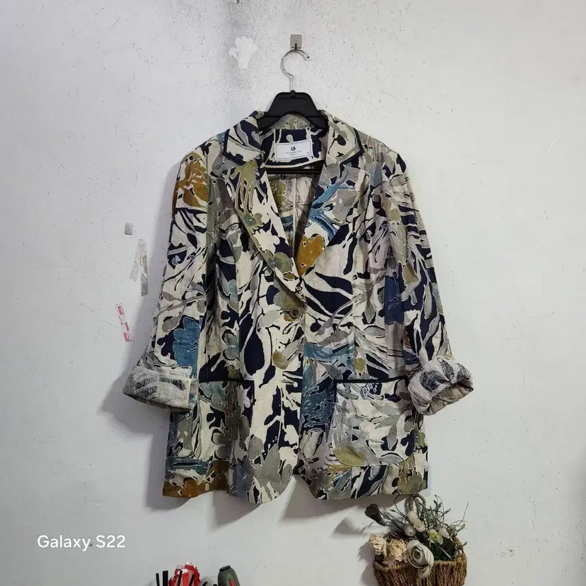 [BUNJANG] LB Pattern Blazer Jacket / LB 패턴 블레이저 자켓