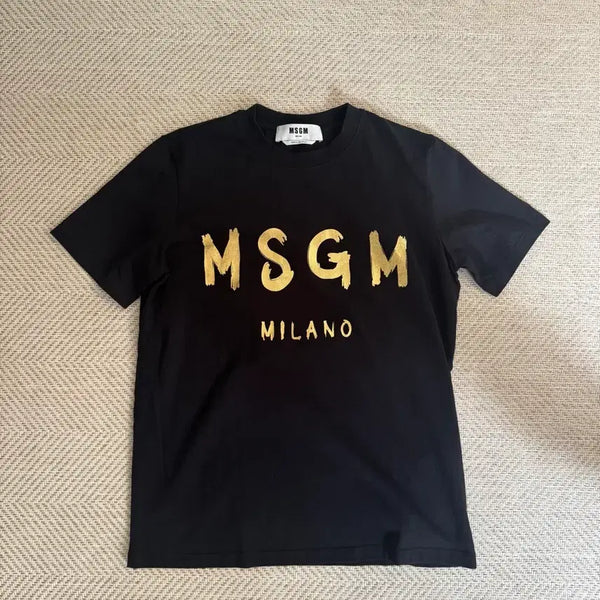 [BUNJANG] MSGM Women's Short Sleeve T-Shirt / msgm 여성 반팔 티셔츠