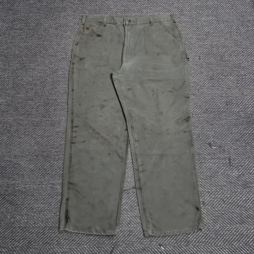 [BUNJANG] Carhartt WIP Single Knee Moss Green Pants / [40]칼하트 싱글니 모스그린 -B36