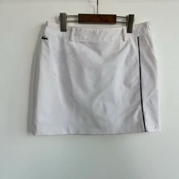[BUNJANG] Lacoste Sport White Golf Skirt / 라코스테 스포츠 화이트 골프 스커트 36