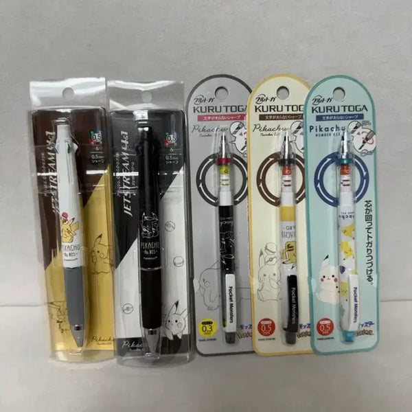 [BUNJANG] Pokemon Center Pikachu Kurutoga Jetstream Mechanical Pencil / 포켓몬스터 쿠루토가 제트스트림 피카츄 제트스트림 샤프 볼펜