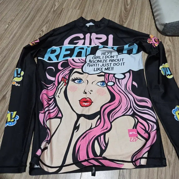 [BUNJANG] STL UV Rash Guard Pop Art Printing / STL UV 래쉬가드 팝아트 프린팅