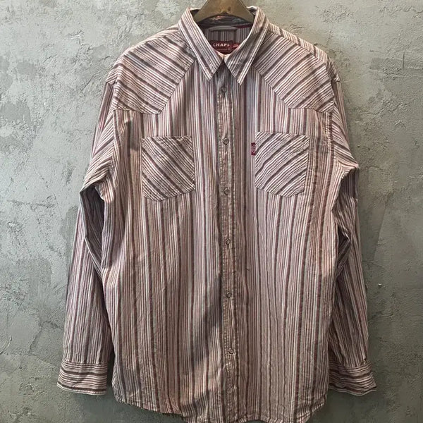 [BUNJANG] Chaps Western Shirt XL / (XL)폴로 랄프로렌 챕스 웨스턴셔츠